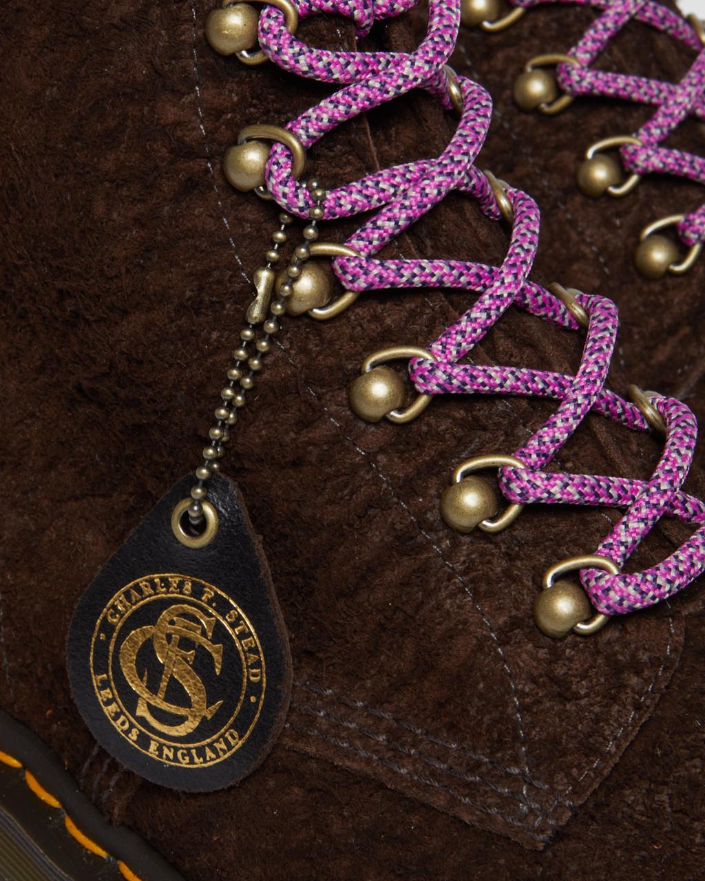Dámské Kotníkové Boty Dr Martens 101 Made in England Hardware Suede Hnědé | 17330384