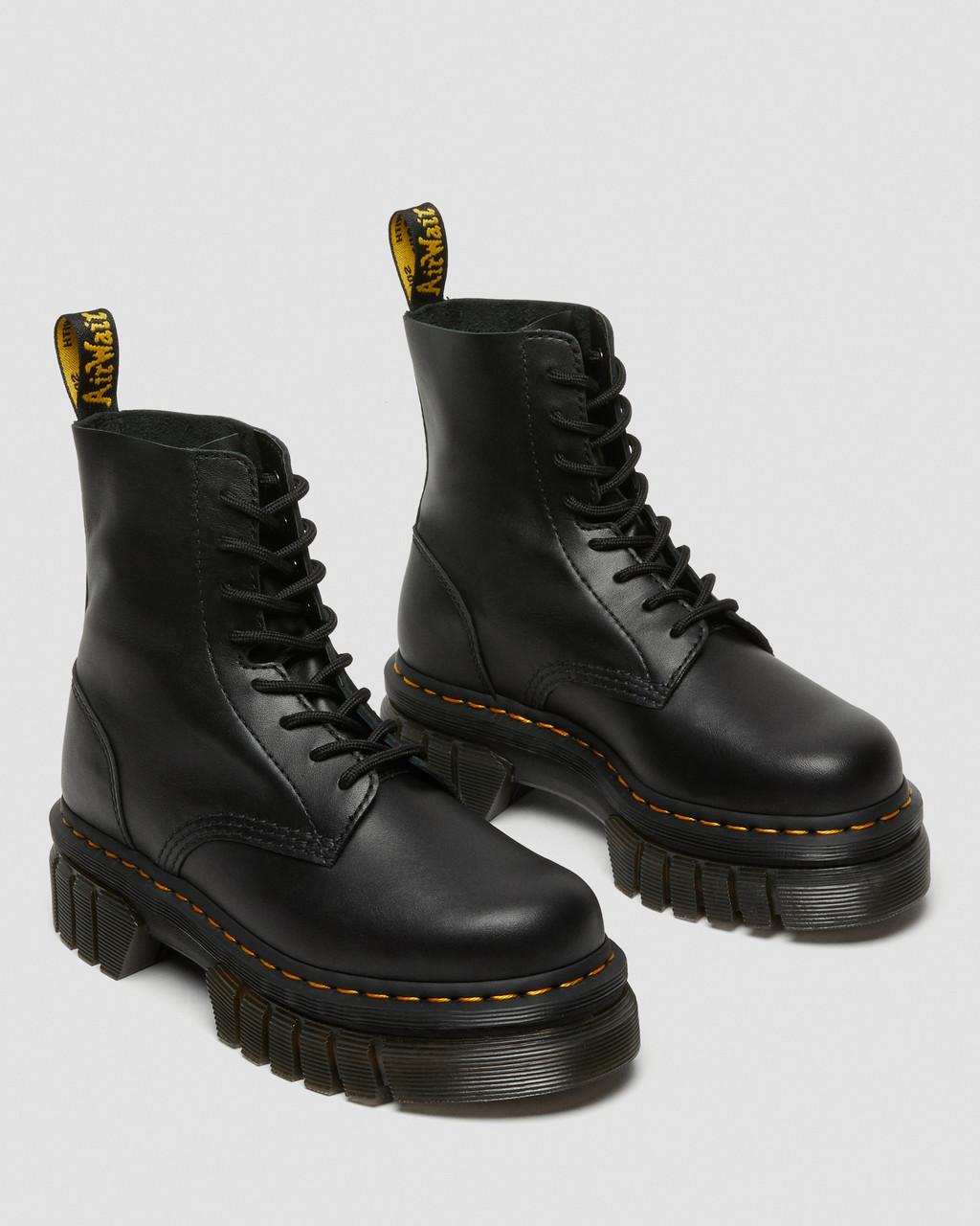 Dámské Kotníkové Boty Dr Martens Audrick Nappa Leather Platform Černé | 54377751