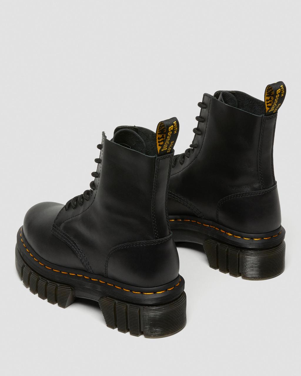 Dámské Kotníkové Boty Dr Martens Audrick Nappa Leather Platform Černé | 54377751