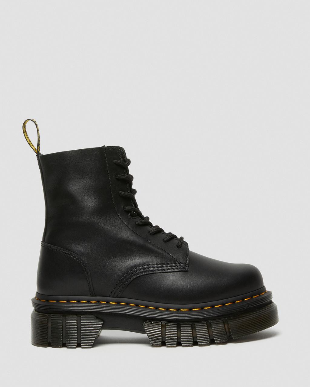 Dámské Kotníkové Boty Dr Martens Audrick Nappa Leather Platform Černé | 54377751