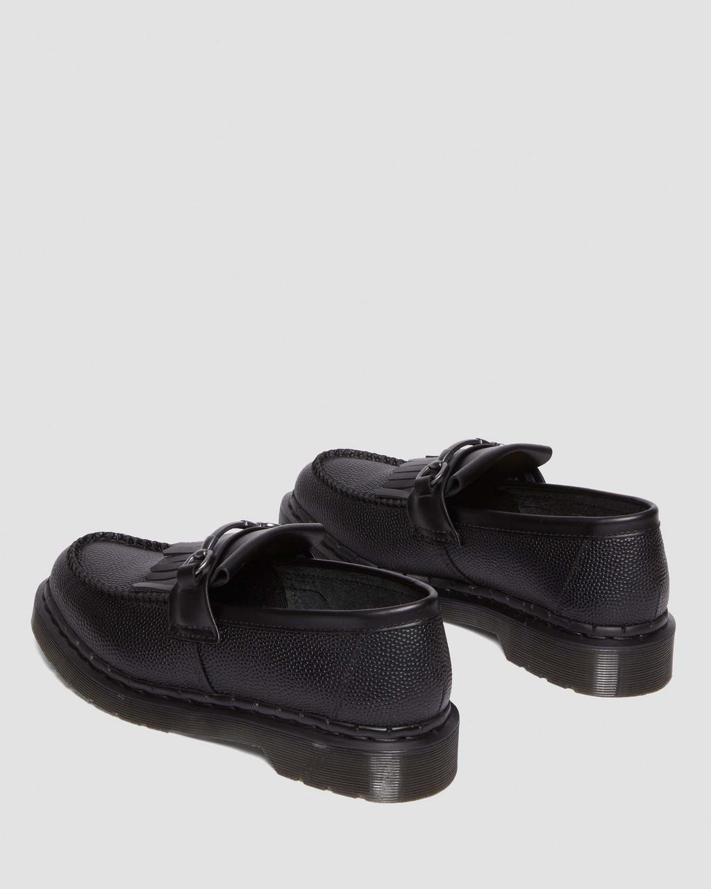 Dámské Loafers Dr Martens Adrian Snaffle Pebble Grain Leather Kiltie Černé | 30871609