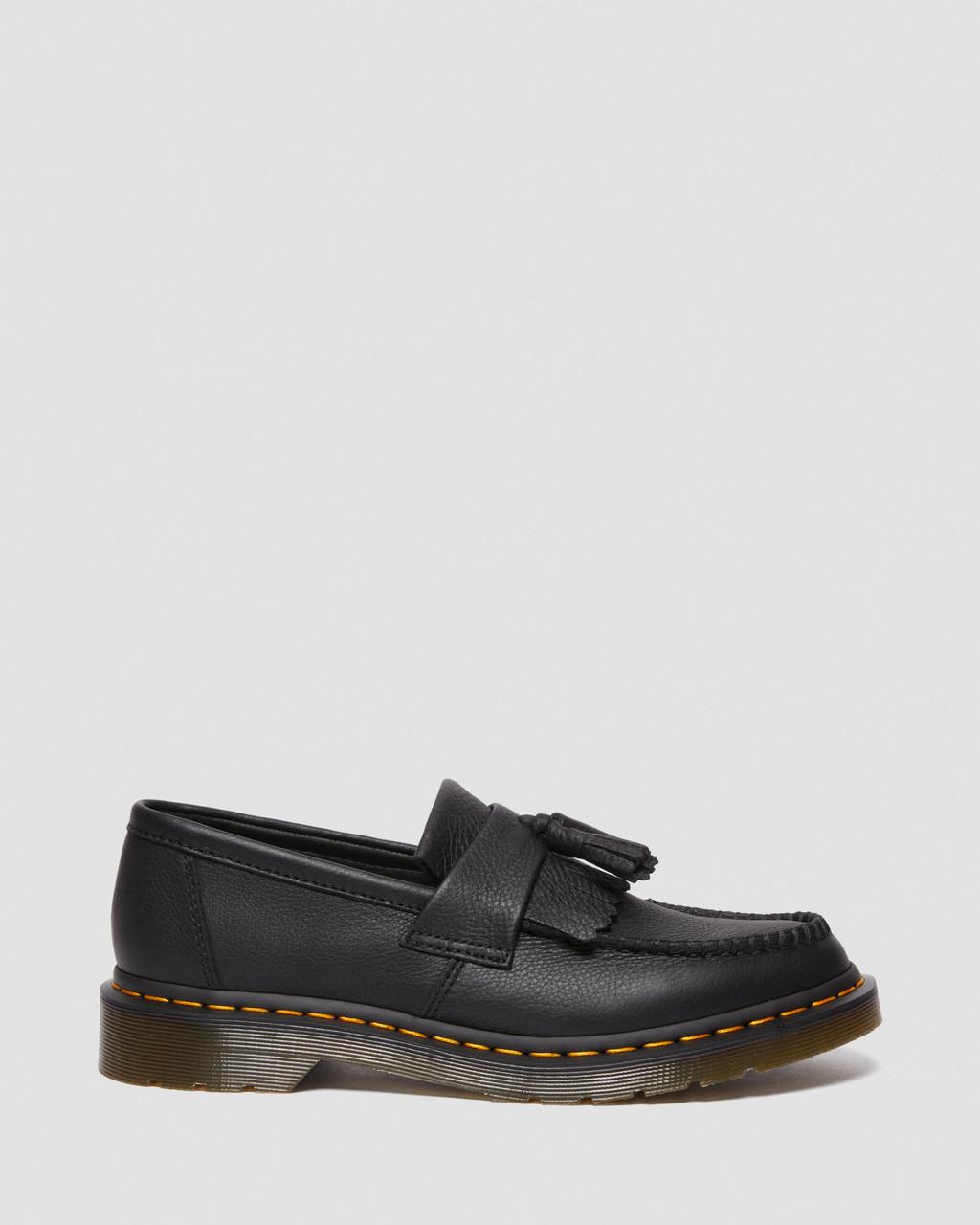 Dámské Loafers Dr Martens Adrian Virginia Leather Tassel Černé | 25639313