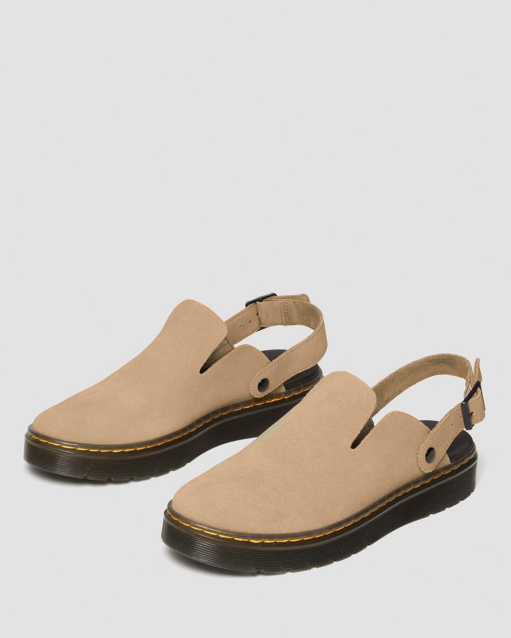 Dámské Mules Dr Martens Carlson Suede Casual Slingback Hnědé | 58319921