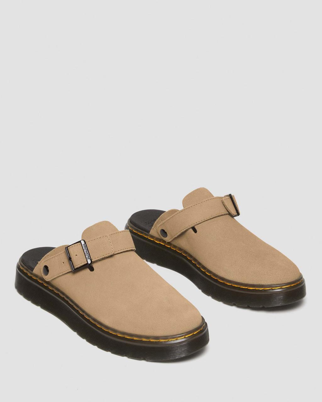Dámské Mules Dr Martens Carlson Suede Casual Slingback Hnědé | 58319921