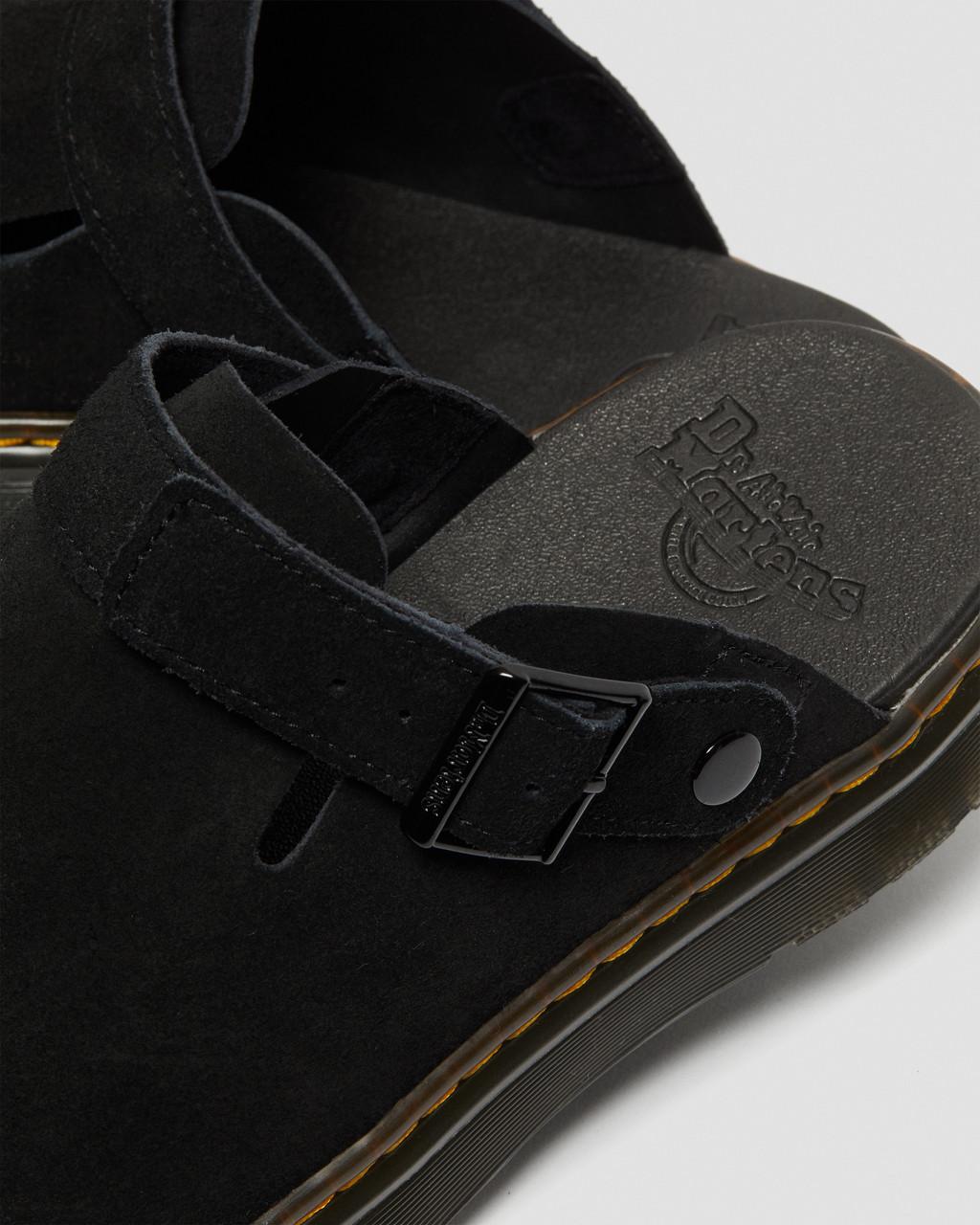 Dámské Mules Dr Martens Carlson Suede Casual Slingback Černé | 56263937