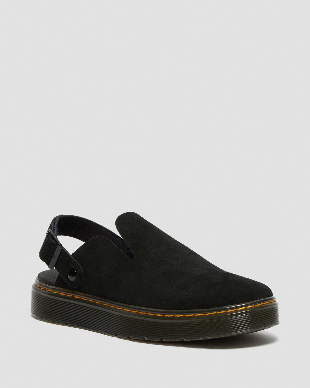 Dámské Mules Dr Martens Carlson Suede Casual Slingback Černé | 56263937