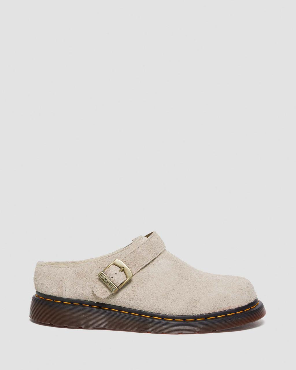 Dámské Mules Dr Martens Isham Faux Shearling Lined Suede Slingback Béžový | 67378908