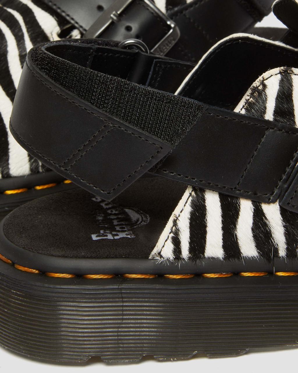 Dámské Mules Dr Martens Jorge II Hair-on Animal Print Slingback Černé | 40967799