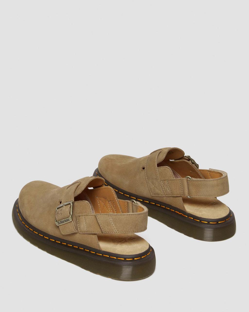 Dámské Mules Dr Martens Jorge II Tumbled Nubuck Leather Slingback Hnědé | 68654883
