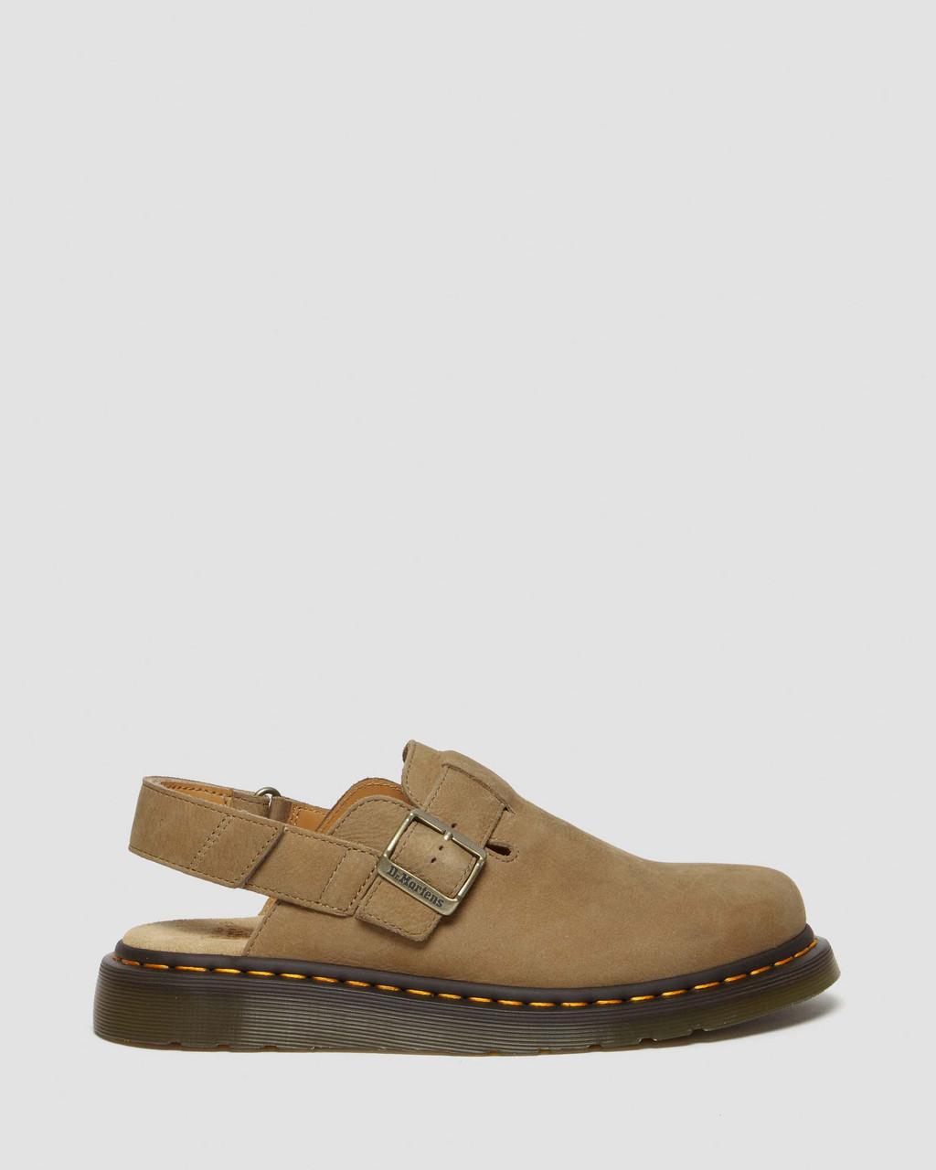 Dámské Mules Dr Martens Jorge II Tumbled Nubuck Leather Slingback Hnědé | 68654883
