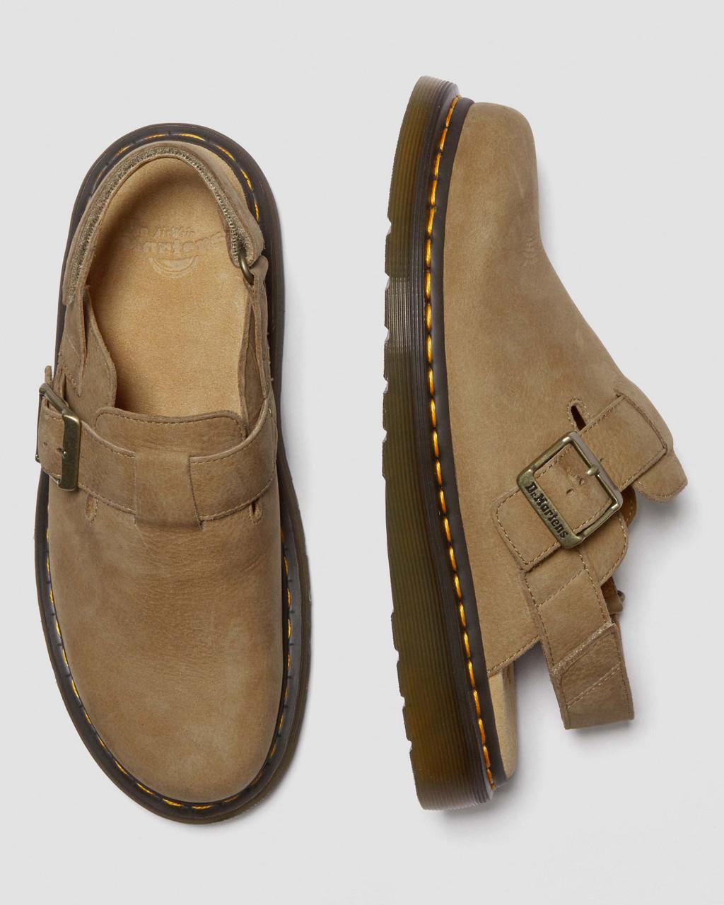 Dámské Mules Dr Martens Jorge II Tumbled Nubuck Leather Slingback Hnědé | 68654883