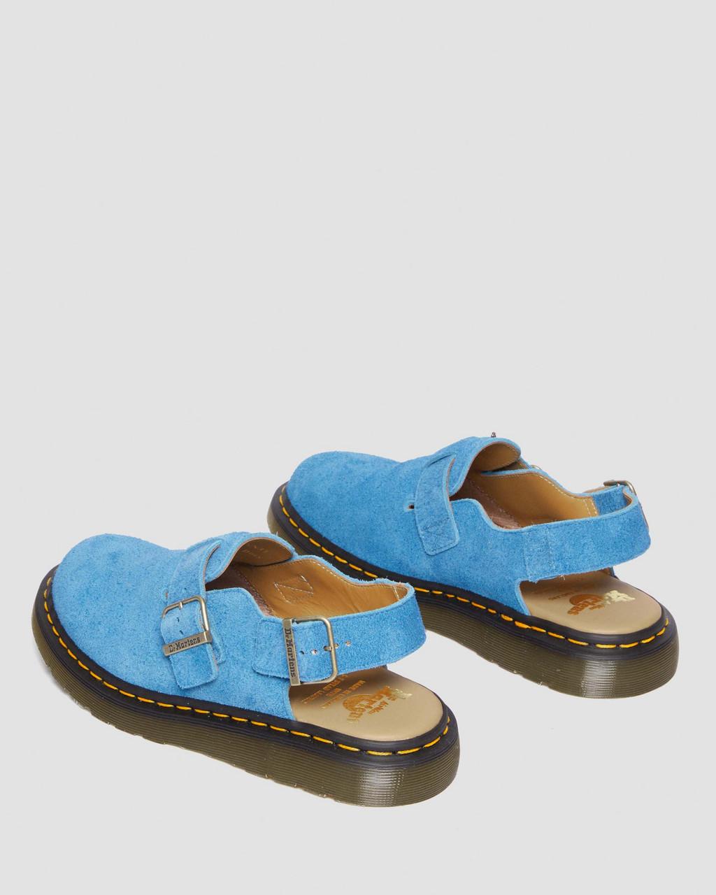Dámské Mules Dr Martens Jorge Made in England Suede Slingback Blankyt | 83819226