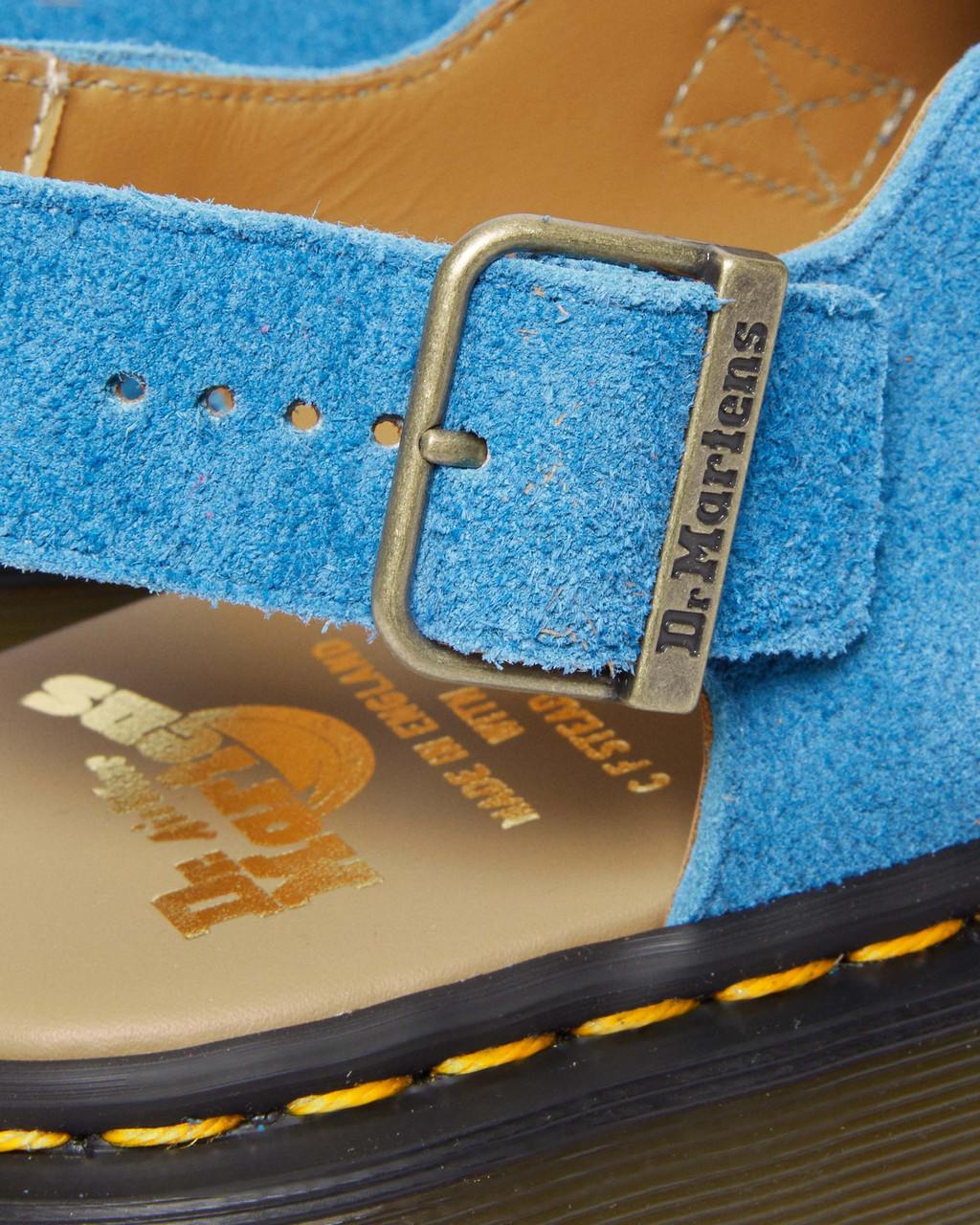 Dámské Mules Dr Martens Jorge Made in England Suede Slingback Blankyt | 83819226