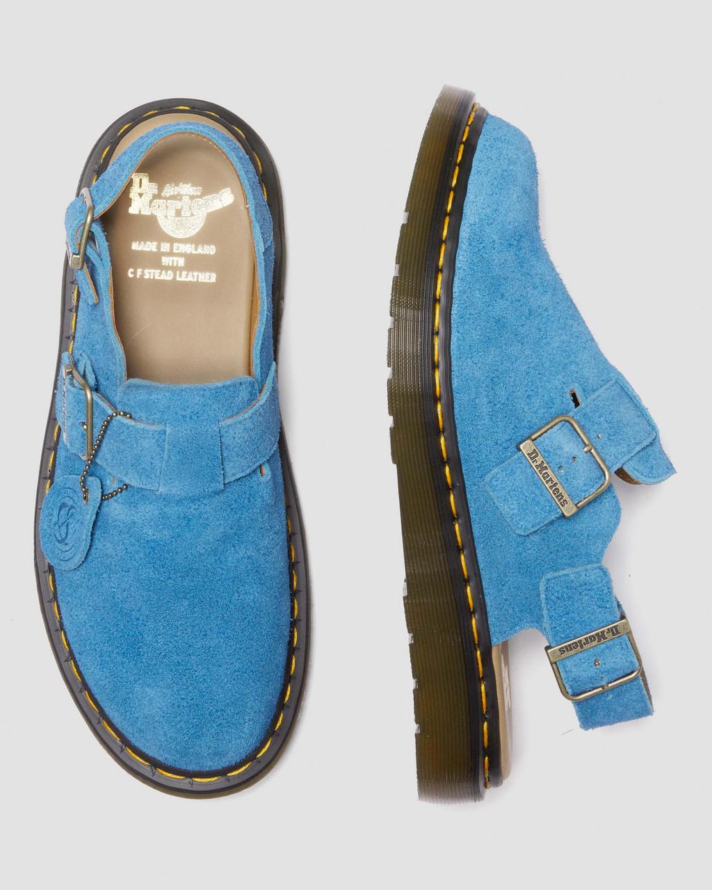 Dámské Mules Dr Martens Jorge Made in England Suede Slingback Blankyt | 83819226