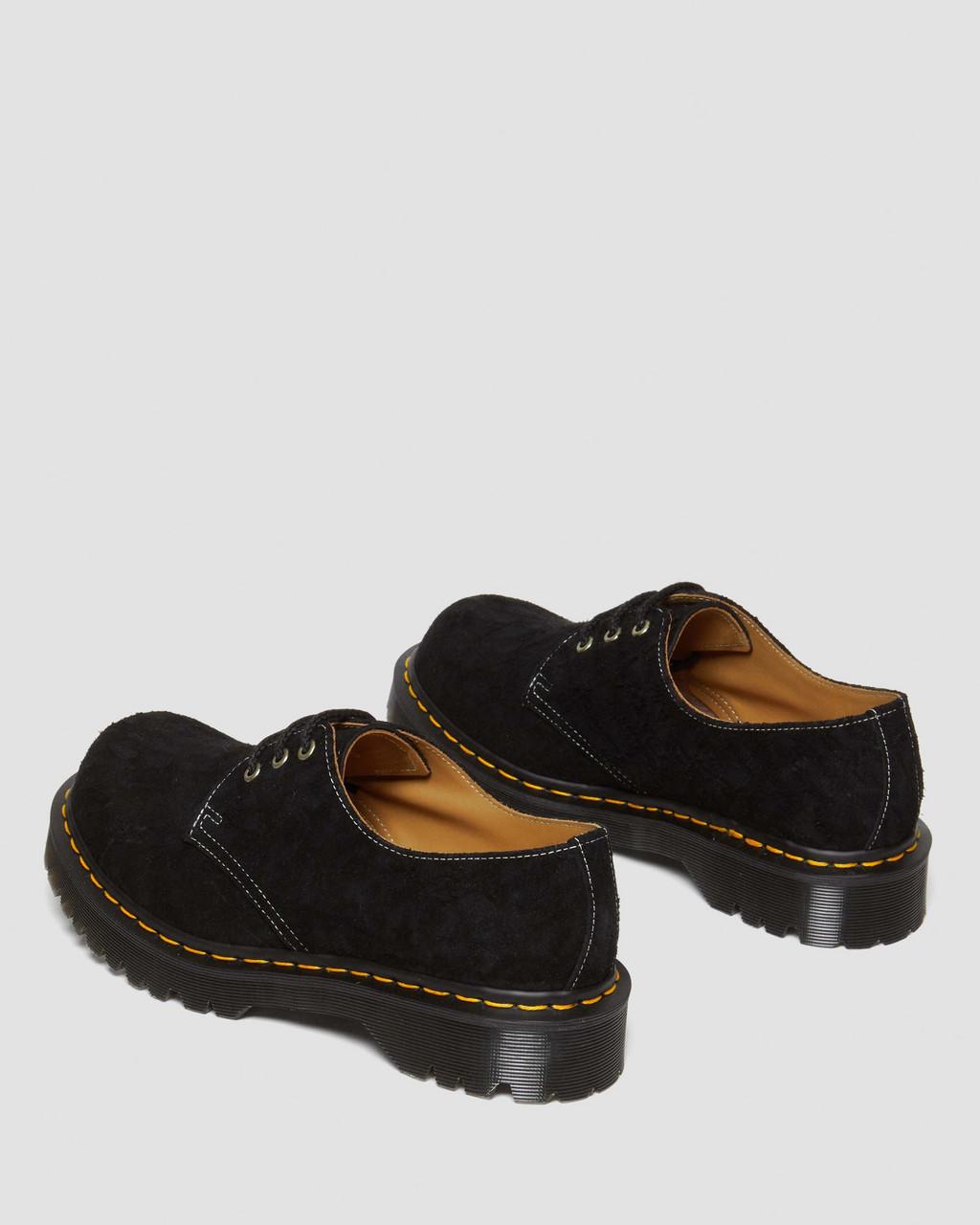 Dámské Oxfordky Dr Martens 1461 Bex Made in England Emboss Suede Černé | 43100040
