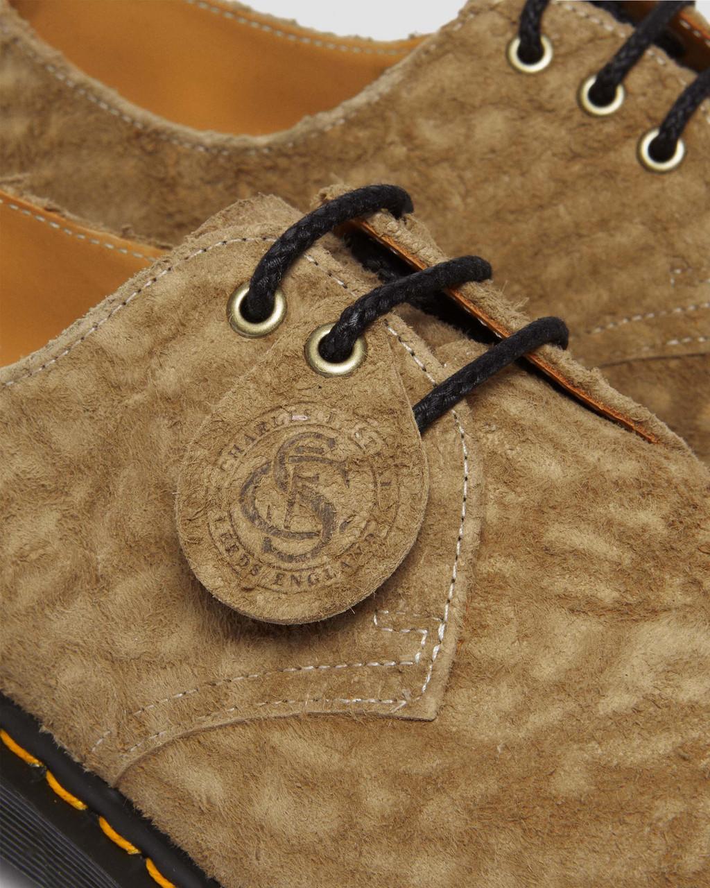 Dámské Oxfordky Dr Martens 1461 Bex Made in England Emboss Suede Hnědé | 57738090