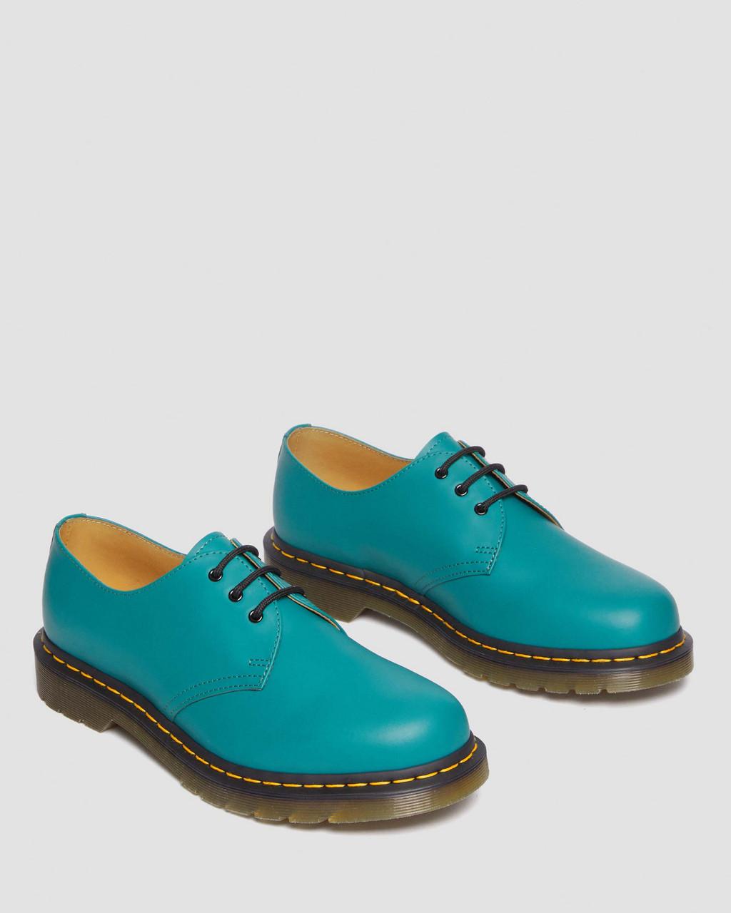 Dámské Oxfordky Dr Martens 1461 Smooth Leather Tyrkysové | 25215848
