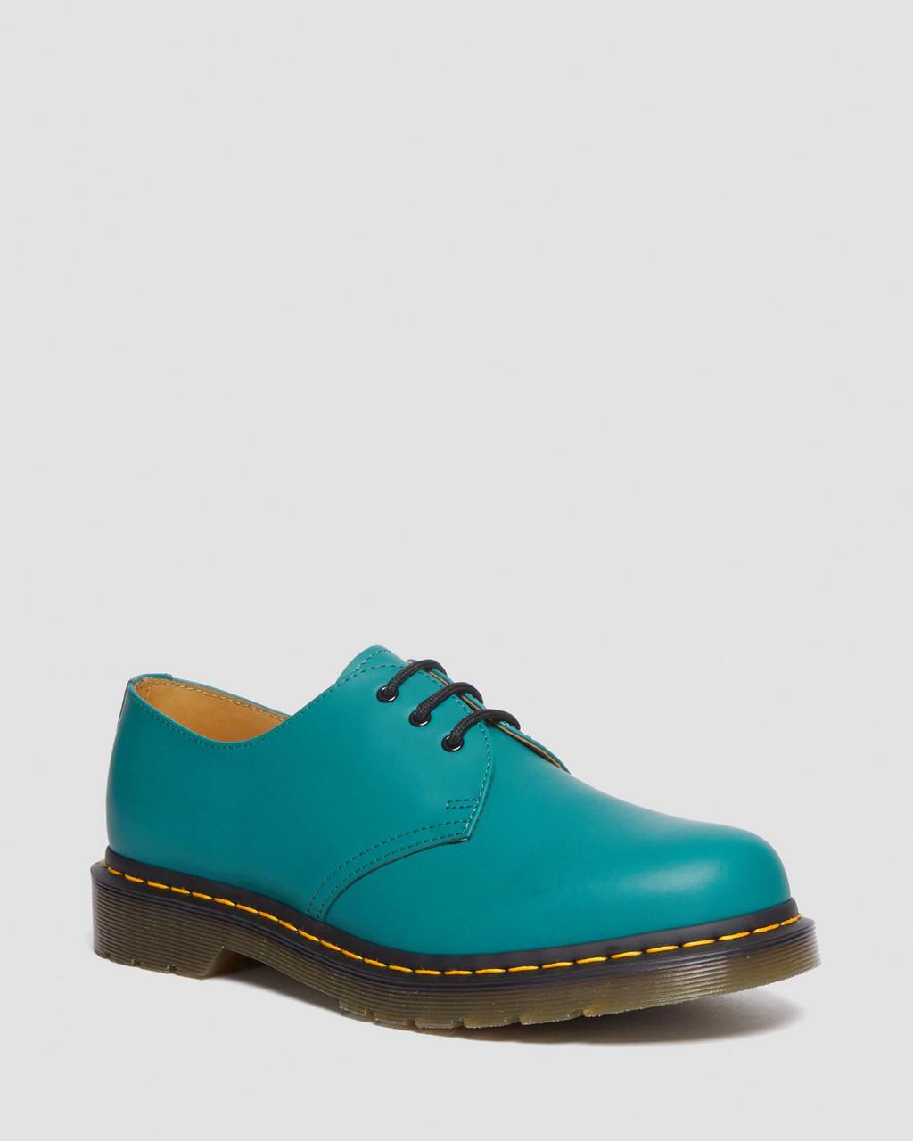 Dámské Oxfordky Dr Martens 1461 Smooth Leather Tyrkysové | 25215848