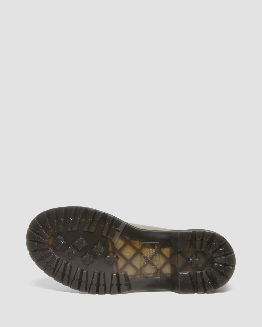 Dámské Oxfordky Dr Martens 1461 Virginia Leather Olivy Zelené | 57308711