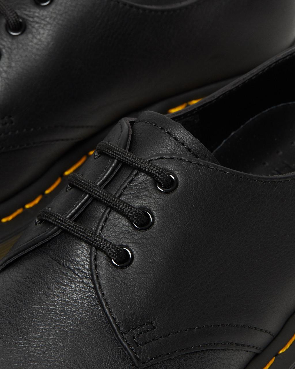 Dámské Oxfordky Dr Martens 1461 Virginia Leather Černé | 46430065