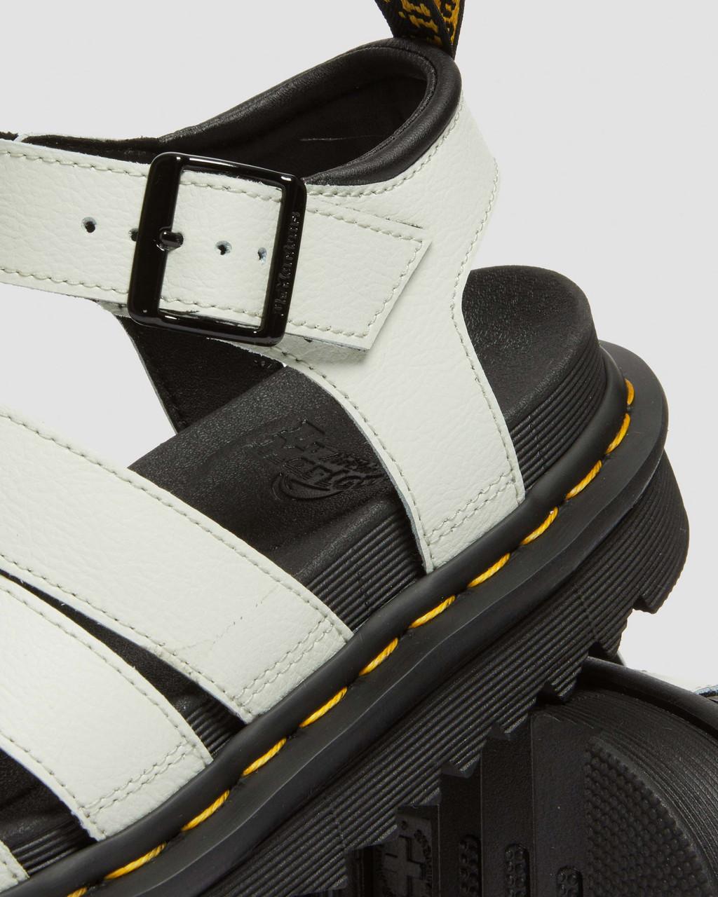Dámské Sandály Dr Martens Blaire Athena Leather Strap Mátově Zelená | 44736217
