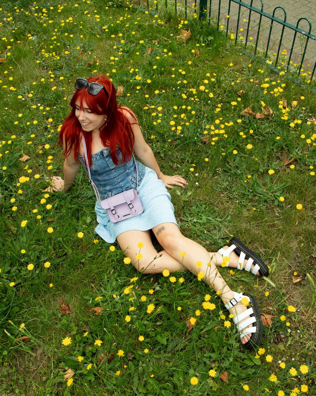 Dámské Sandály Dr Martens Blaire Hydro Leather Strap Bílé | 36703067