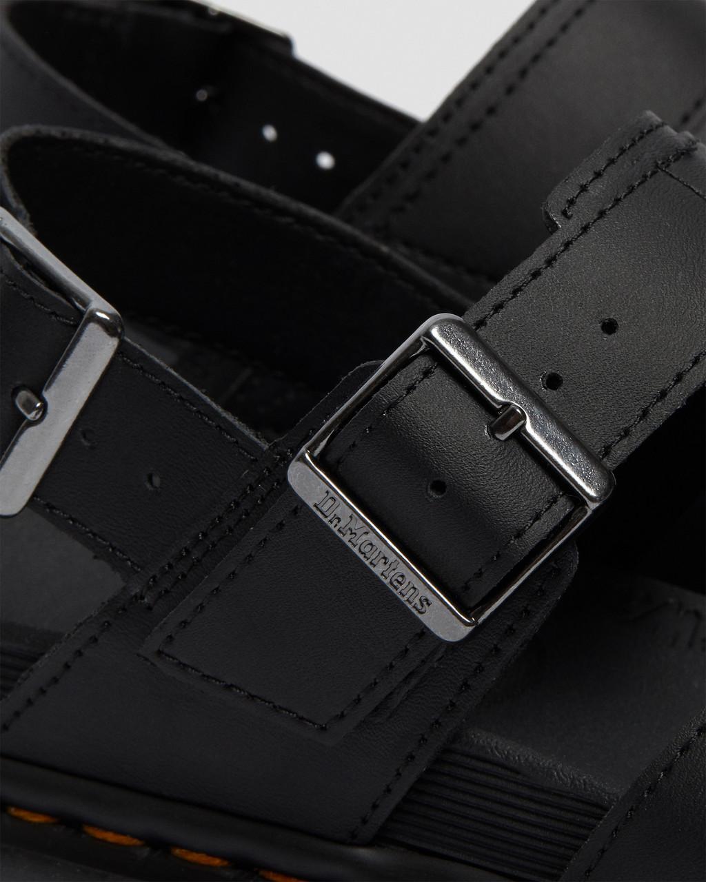Dámské Sandály Dr Martens Voss II Leather Strap Černé | 99027825