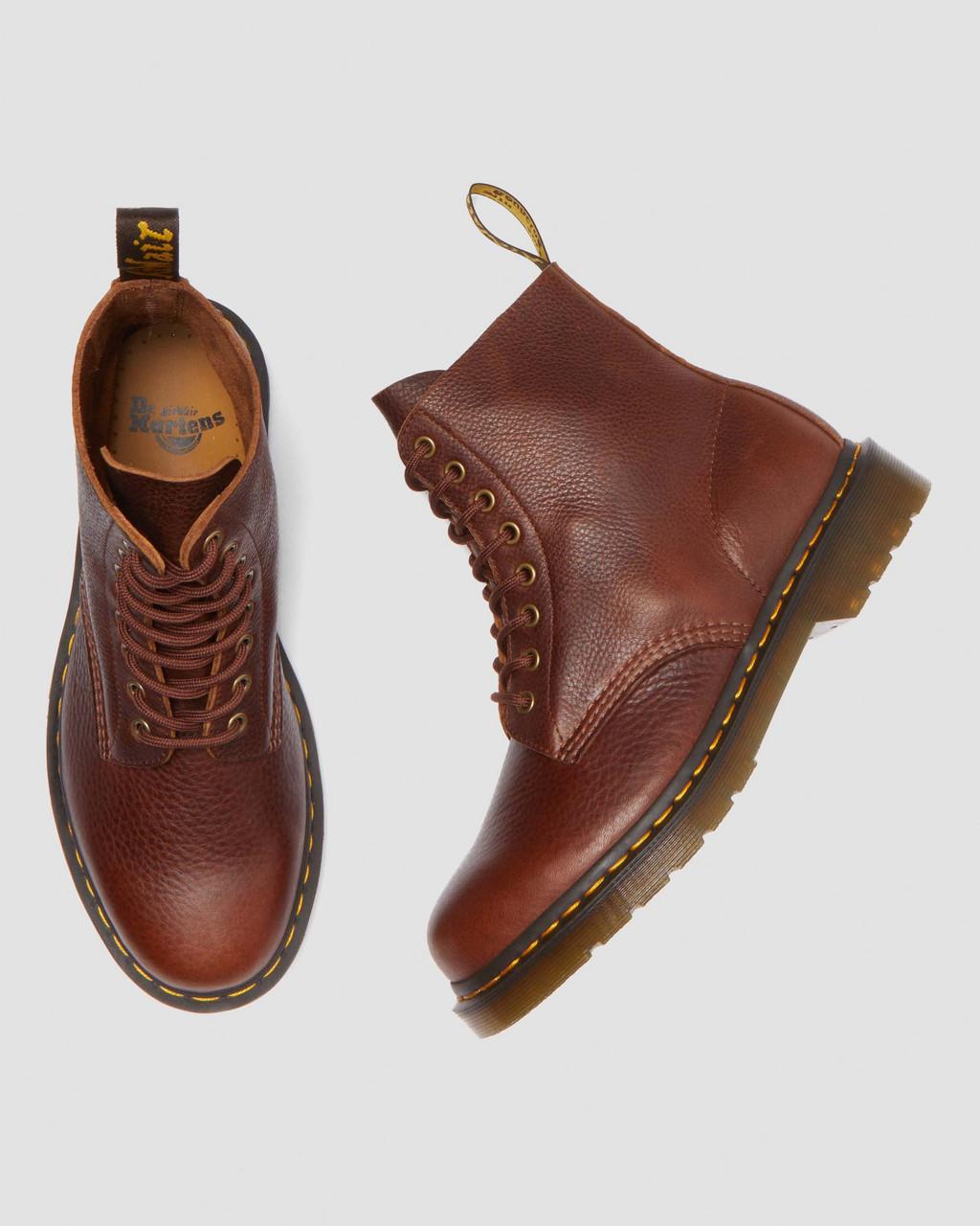 Dámské Šněrovací Boty Dr Martens 1460 Ambassador Leather Hnědé | 71534493