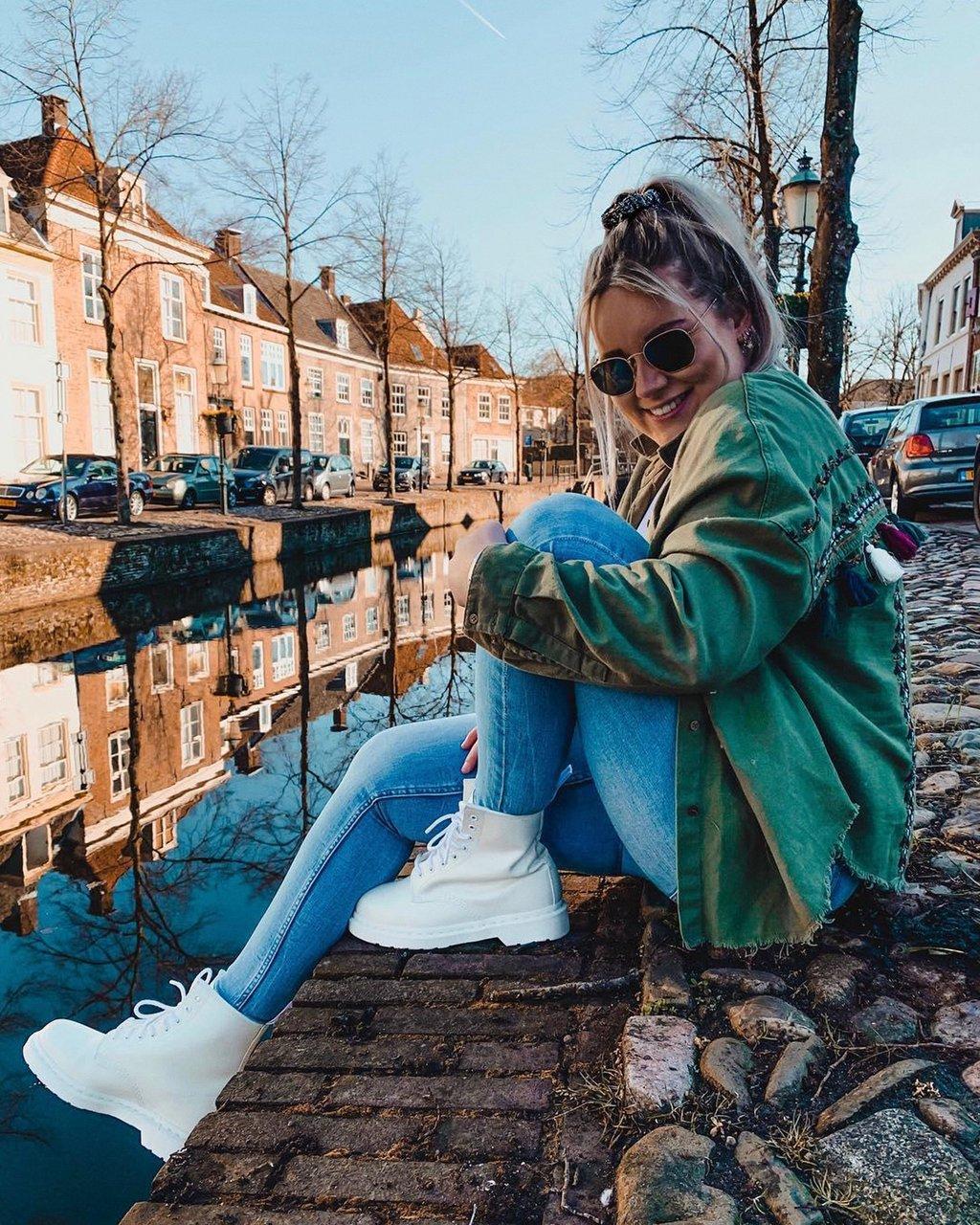 Dámské Šněrovací Boty Dr Martens 1460 Mono Smooth Leather Bílé | 83121735