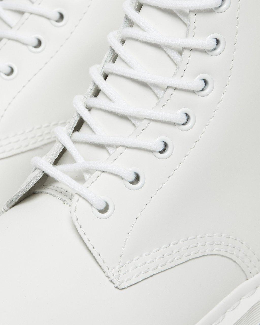 Dámské Šněrovací Boty Dr Martens 1460 Mono Smooth Leather Bílé | 83121735
