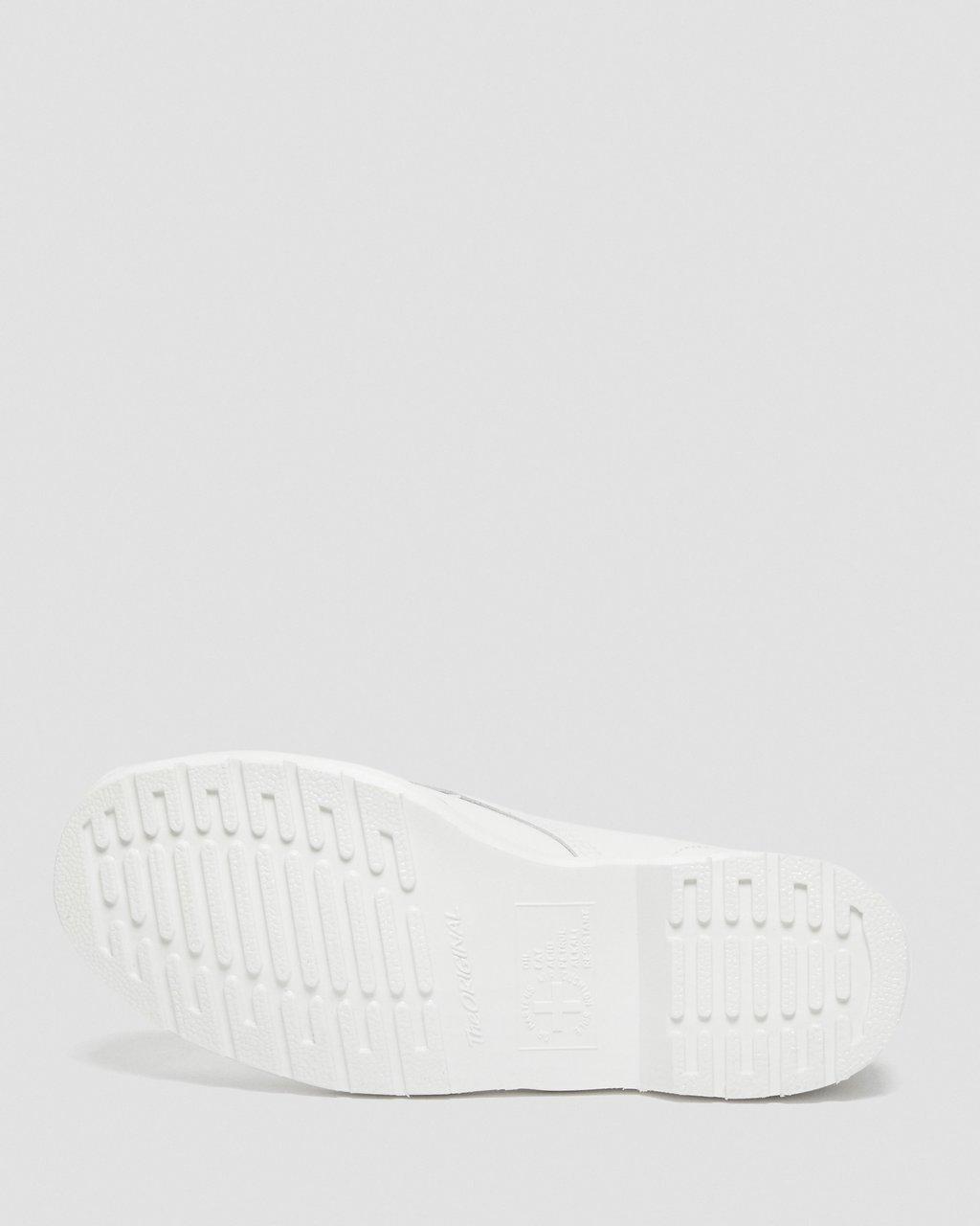 Dámské Šněrovací Boty Dr Martens 1460 Mono Smooth Leather Bílé | 83121735