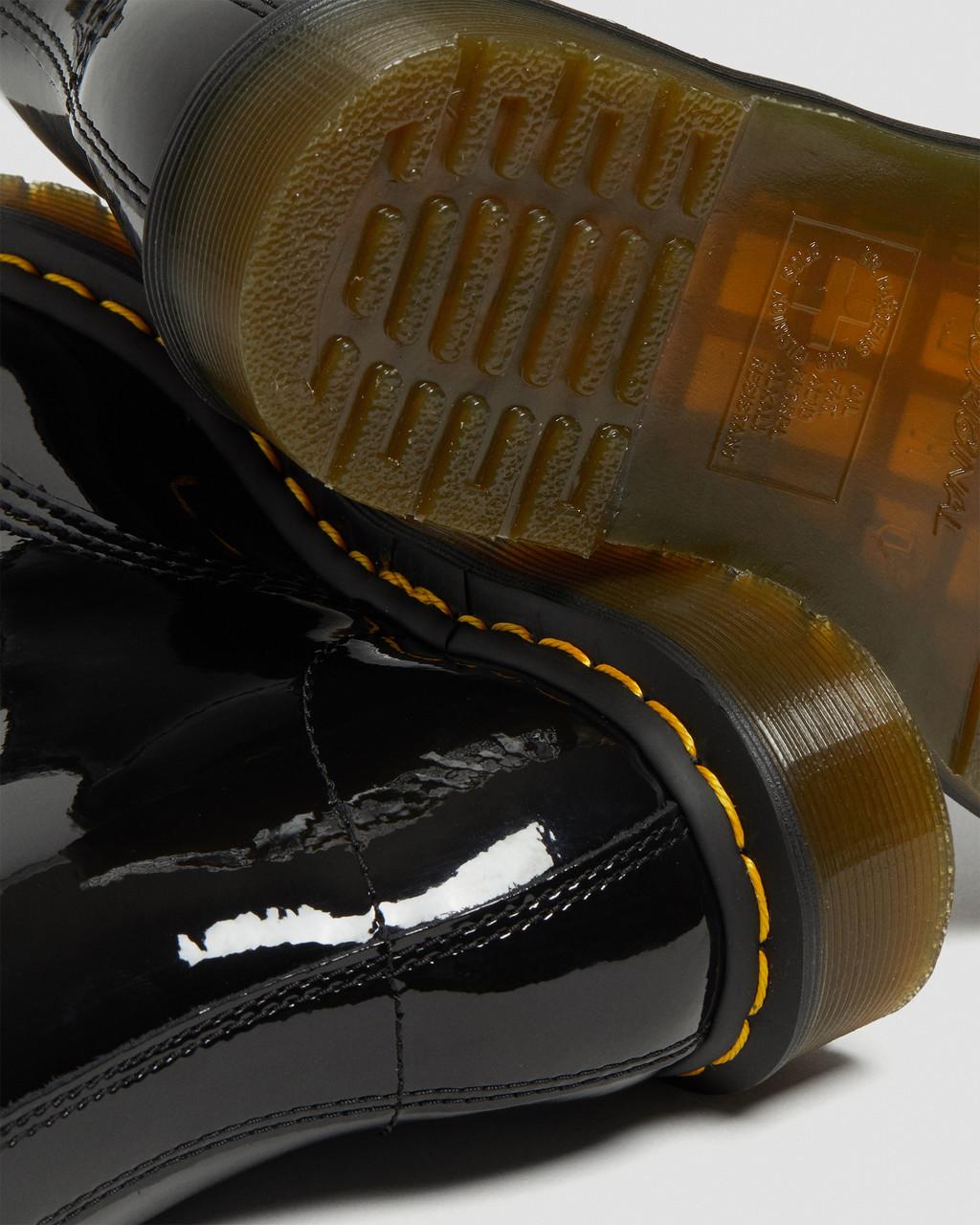 Dámské Šněrovací Boty Dr Martens 1460 Patent Leather Černé | 82270034