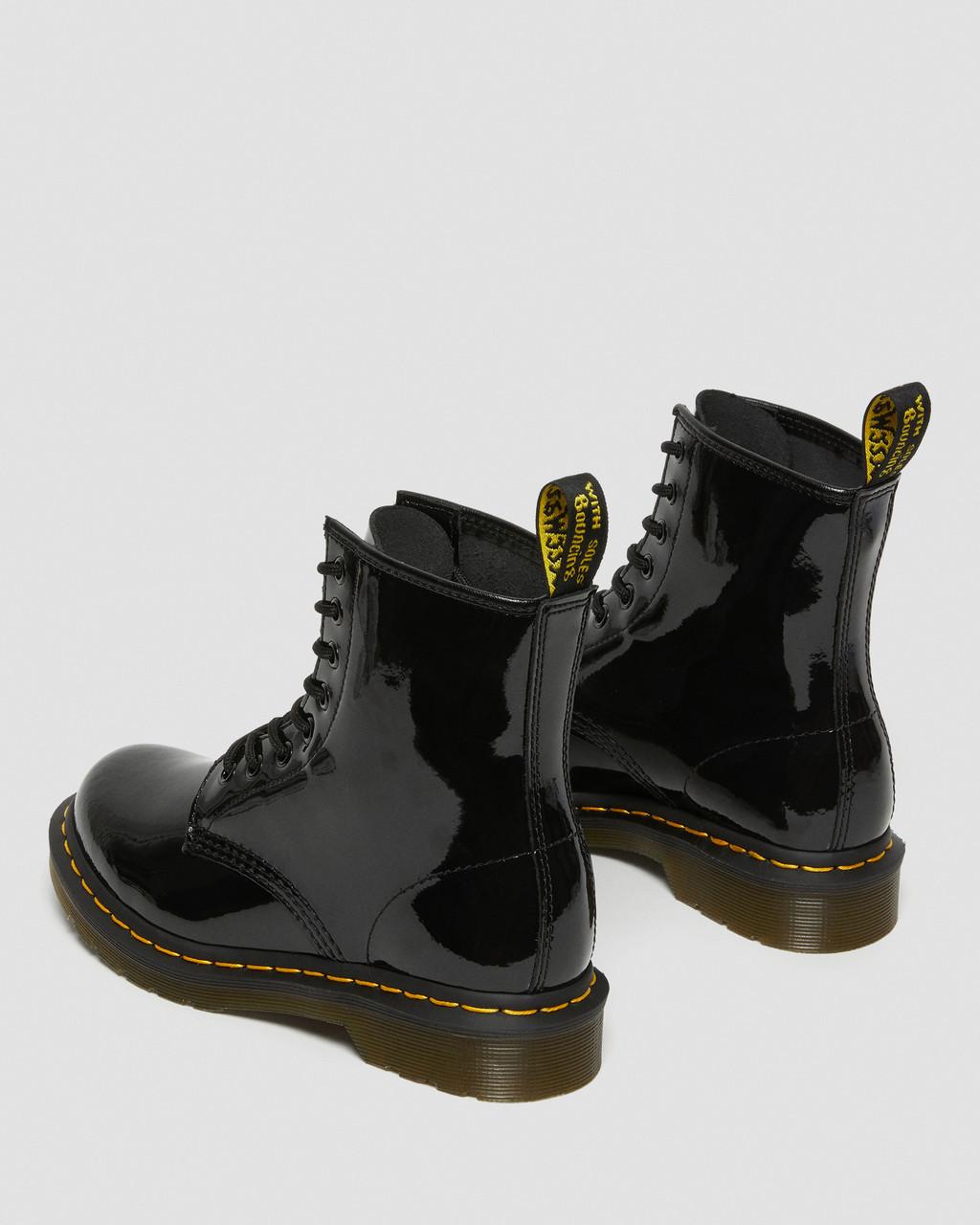 Dámské Šněrovací Boty Dr Martens 1460 Patent Leather Černé | 82270034