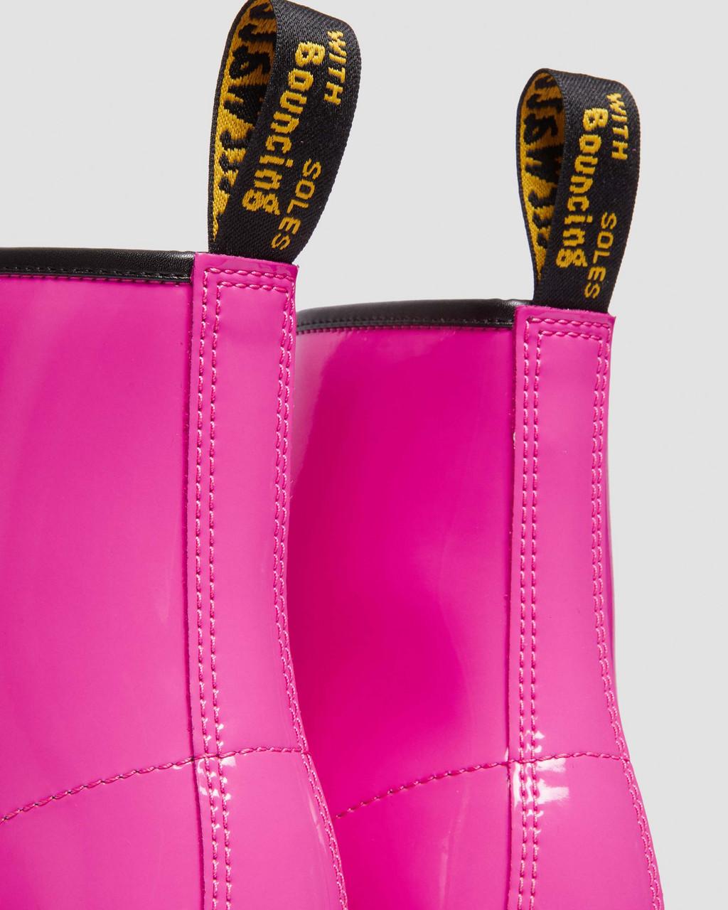 Dámské Šněrovací Boty Dr Martens 1460 Patent Leather Růžové | 14830582