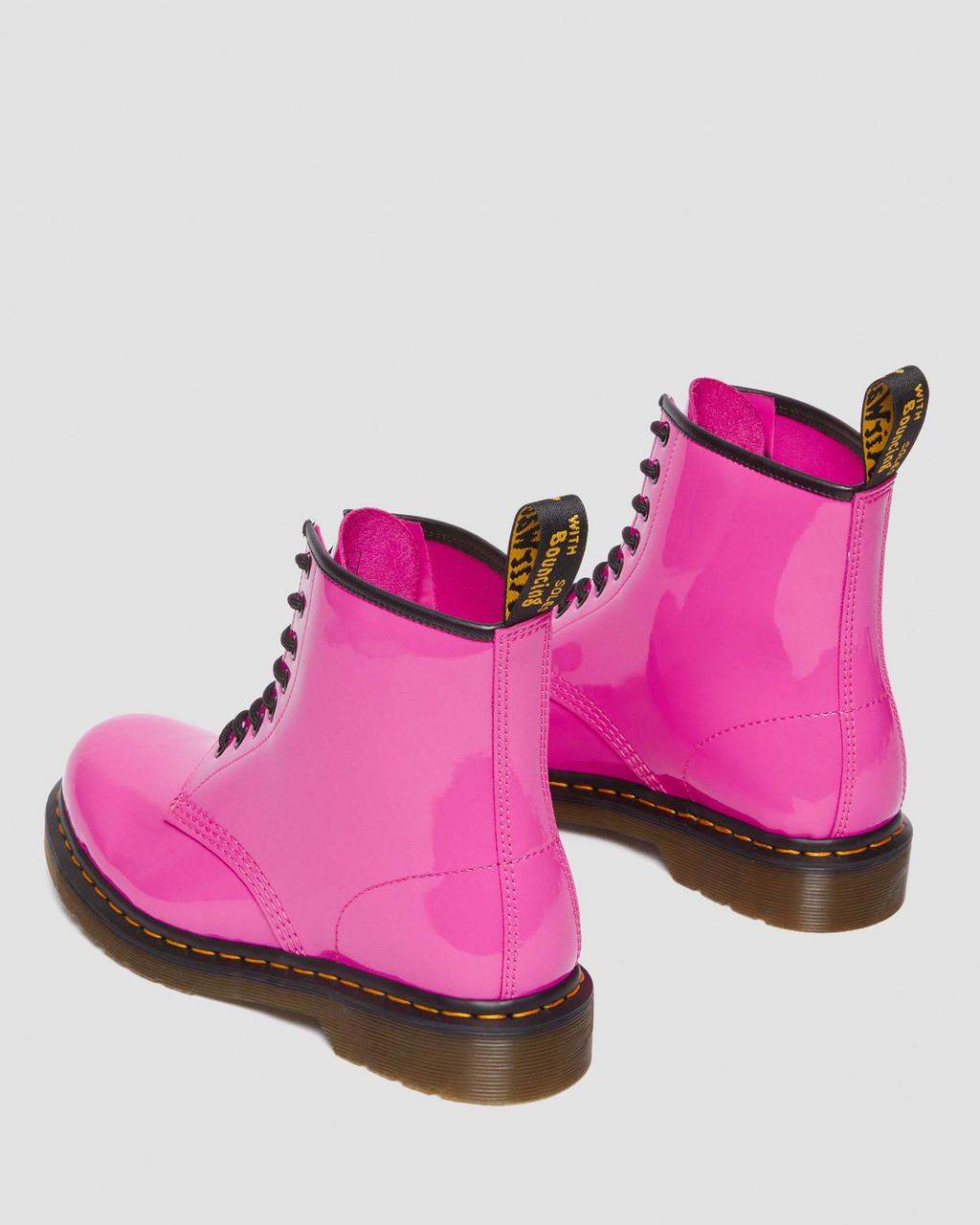 Dámské Šněrovací Boty Dr Martens 1460 Patent Leather Růžové | 14830582