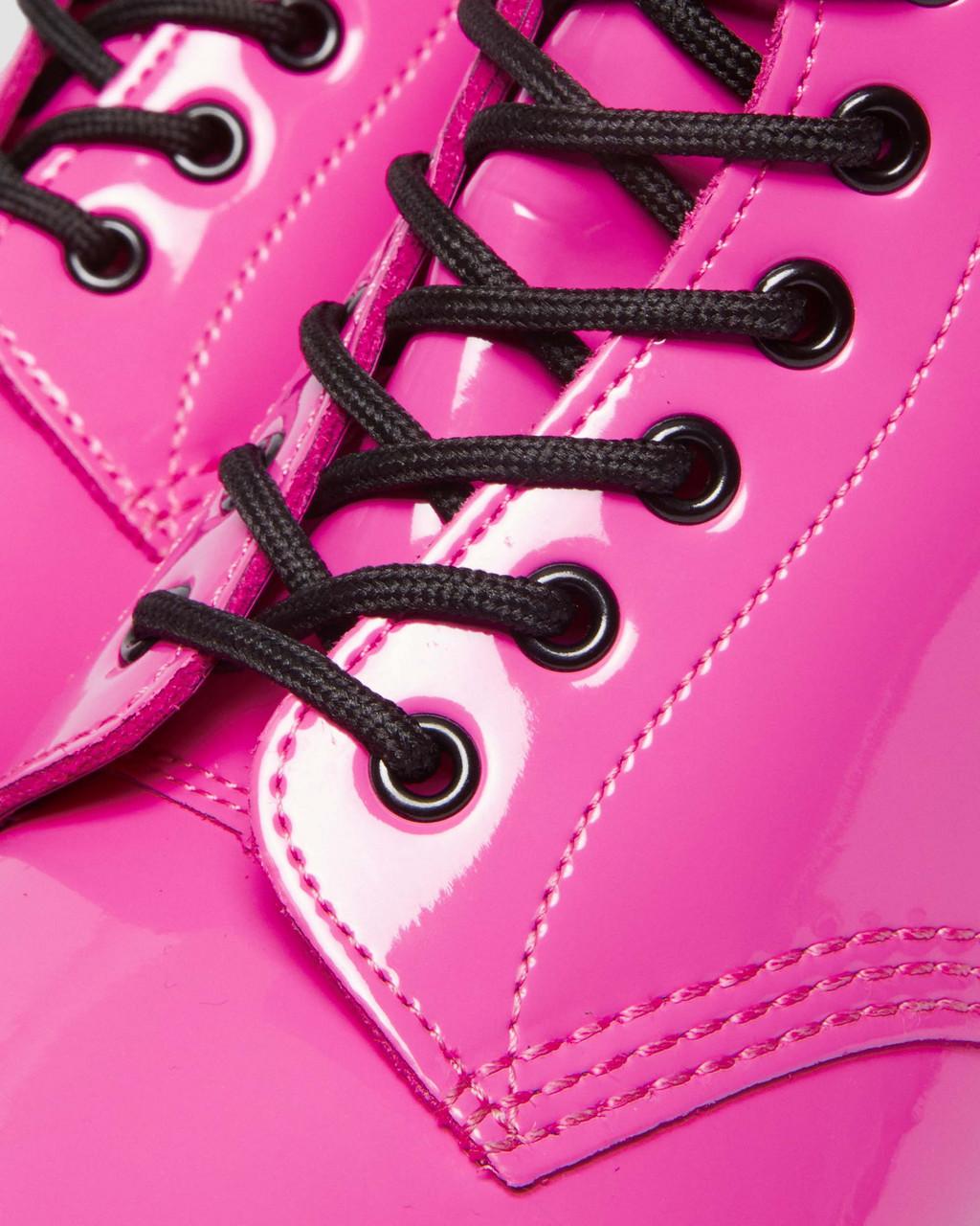 Dámské Šněrovací Boty Dr Martens 1460 Patent Leather Růžové | 14830582