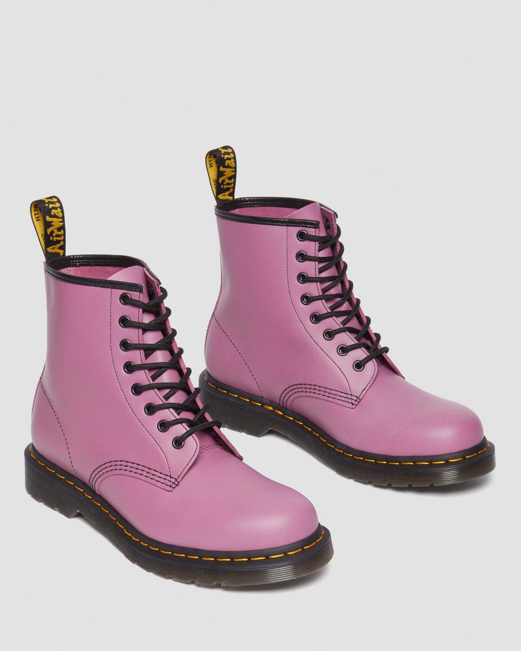 Dámské Šněrovací Boty Dr Martens 1460 Smooth Leather Fialové | 87718400