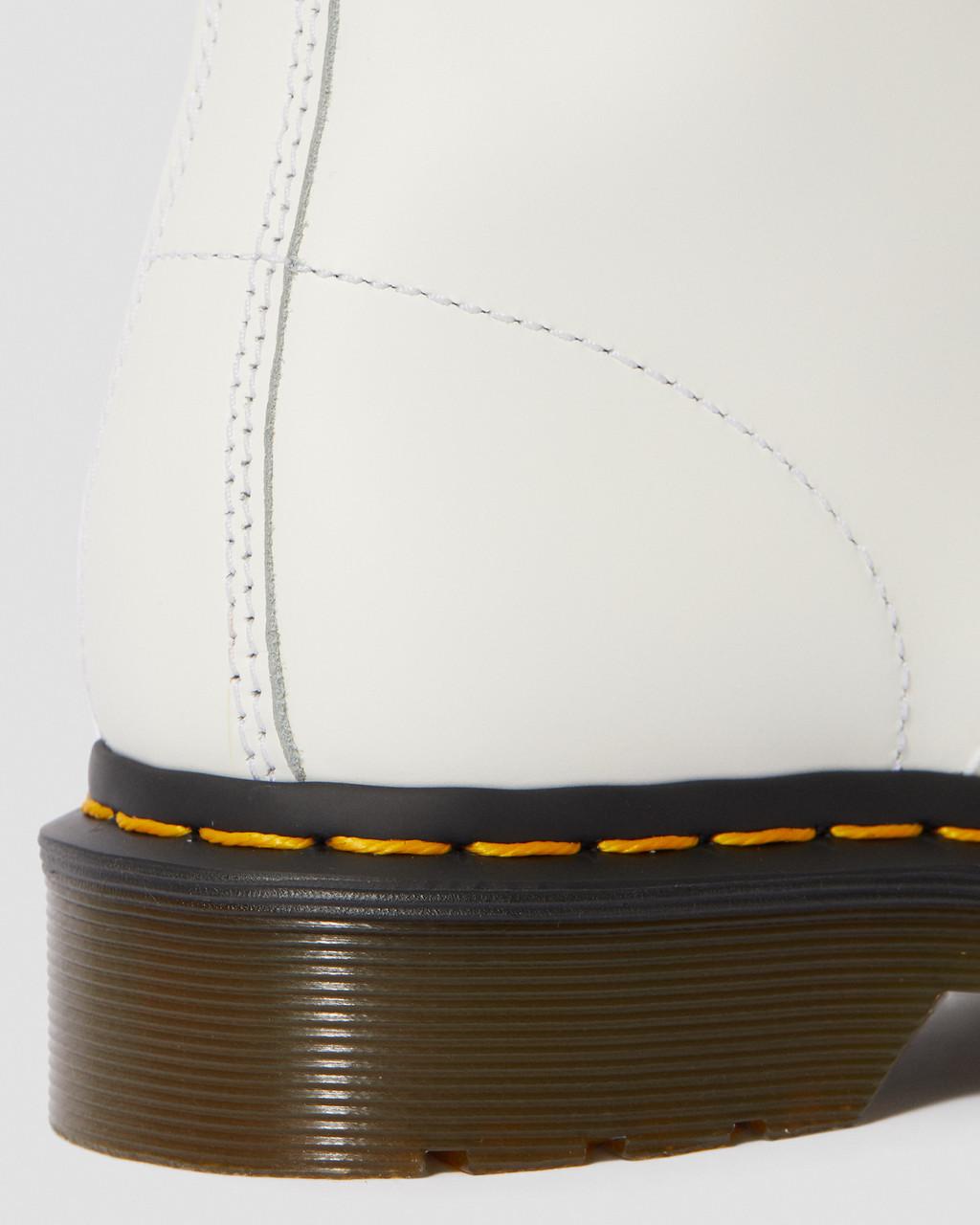 Dámské Šněrovací Boty Dr Martens 1460 Smooth Leather Bílé | 66580394