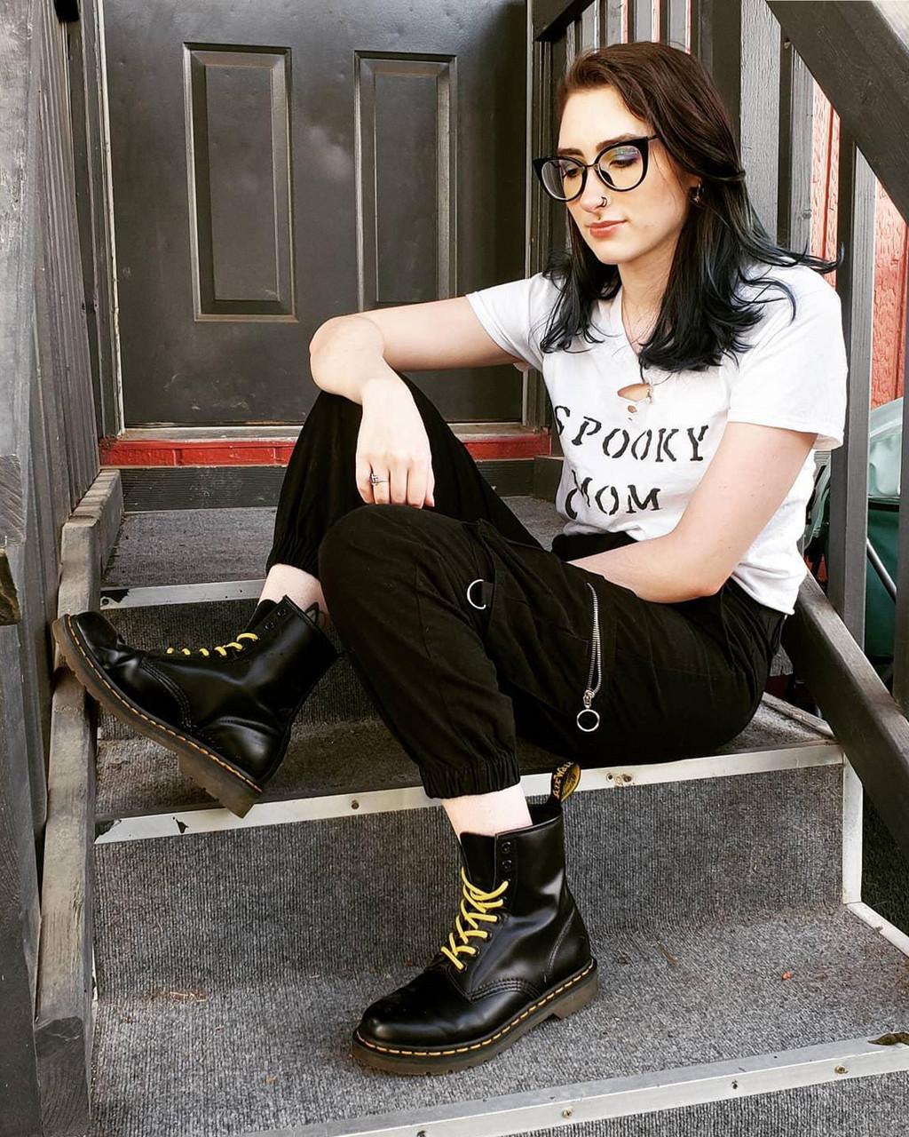 Dámské Šněrovací Boty Dr Martens 1460 Smooth Leather Černé | 59121772