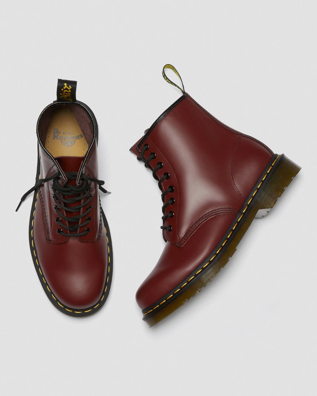 Dámské Šněrovací Boty Dr Martens 1460 Smooth Leather Červené | 33592899