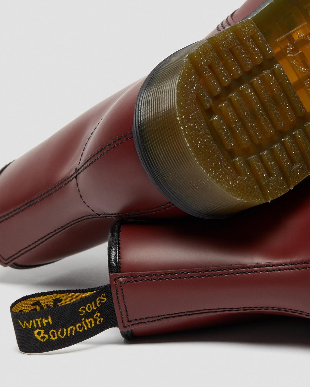 Dámské Šněrovací Boty Dr Martens 1460 Smooth Leather Červené | 33592899