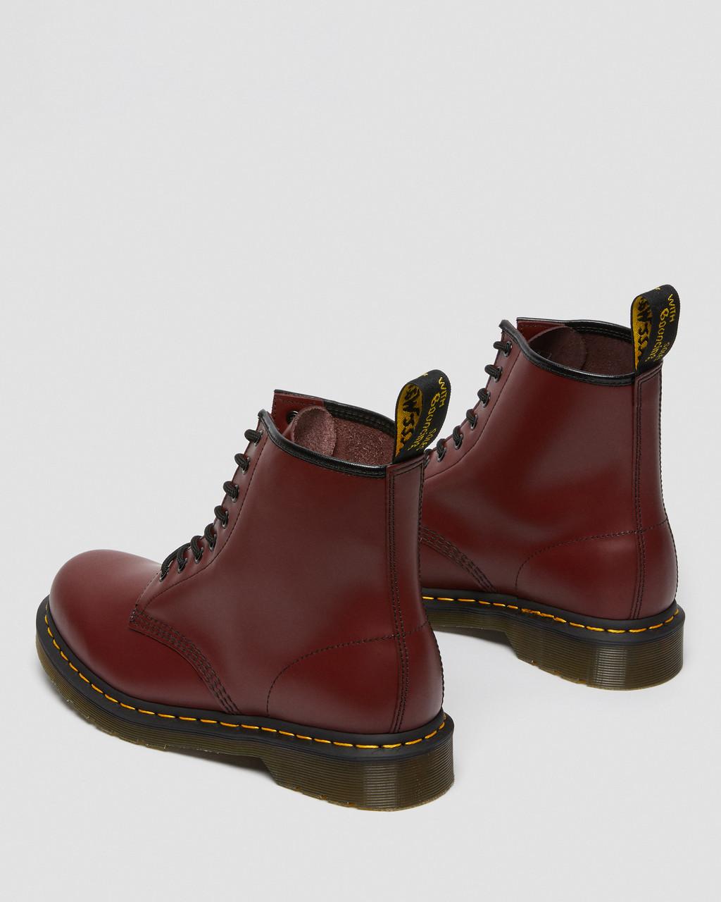 Dámské Šněrovací Boty Dr Martens 1460 Smooth Leather Červené | 33592899