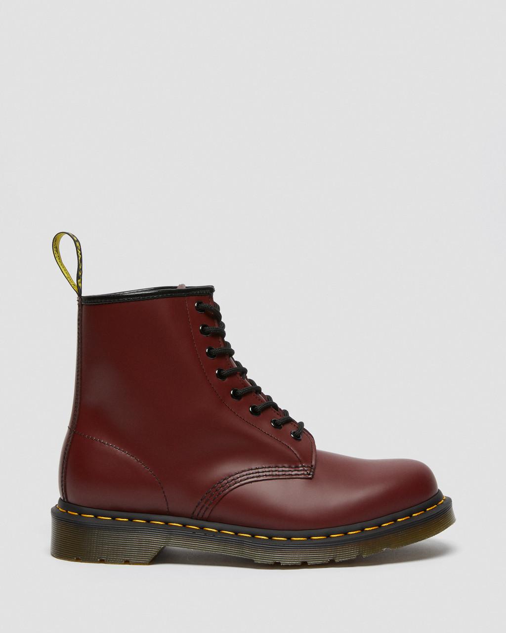 Dámské Šněrovací Boty Dr Martens 1460 Smooth Leather Červené | 33592899