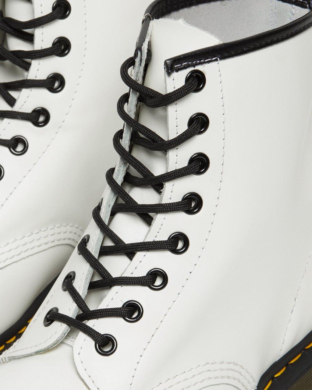 Dámské Šněrovací Boty Dr Martens 1460 Smooth Leather Bílé | 31633544