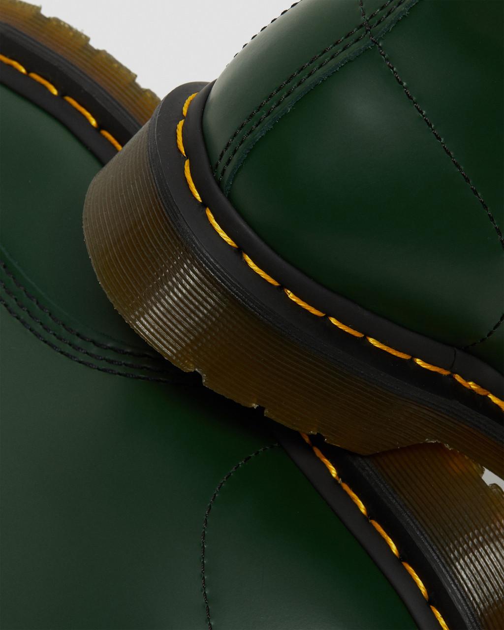 Dámské Šněrovací Boty Dr Martens 1460 Smooth Leather Zelene | 65640759
