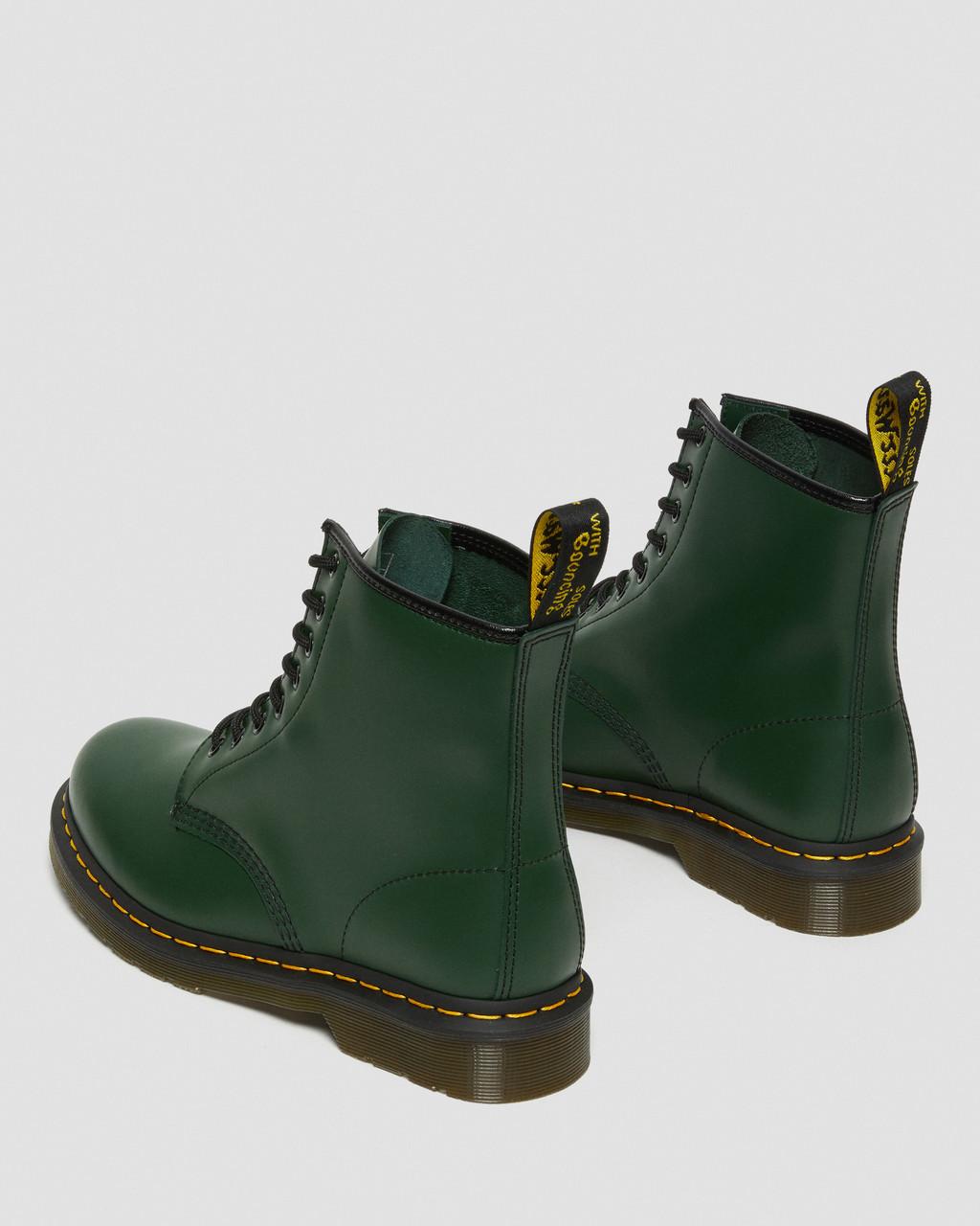 Dámské Šněrovací Boty Dr Martens 1460 Smooth Leather Zelene | 65640759