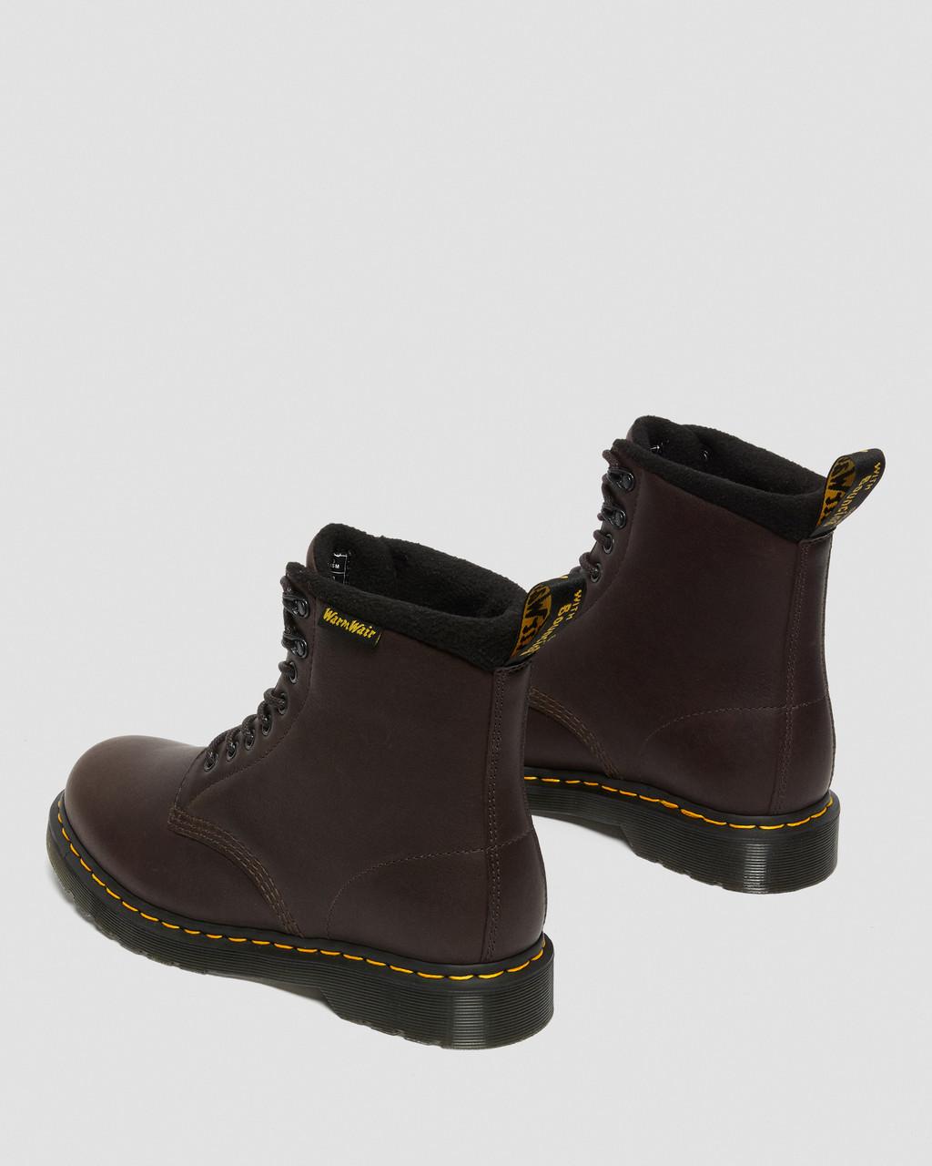 Dámské Šněrovací Boty Dr Martens 1460 Warmwair Leather Hnědé | 26172706
