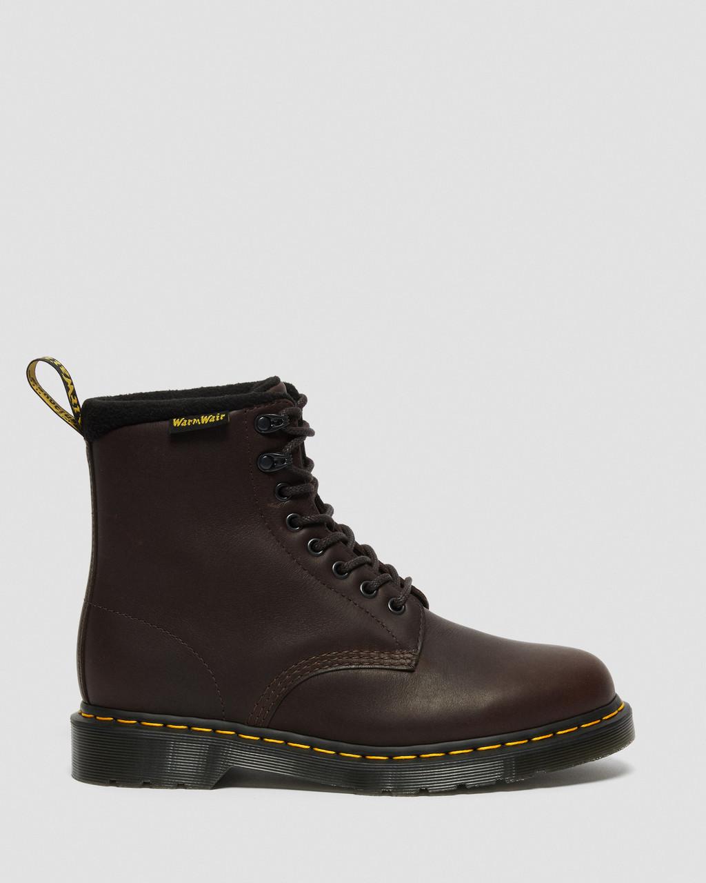 Dámské Šněrovací Boty Dr Martens 1460 Warmwair Leather Hnědé | 26172706