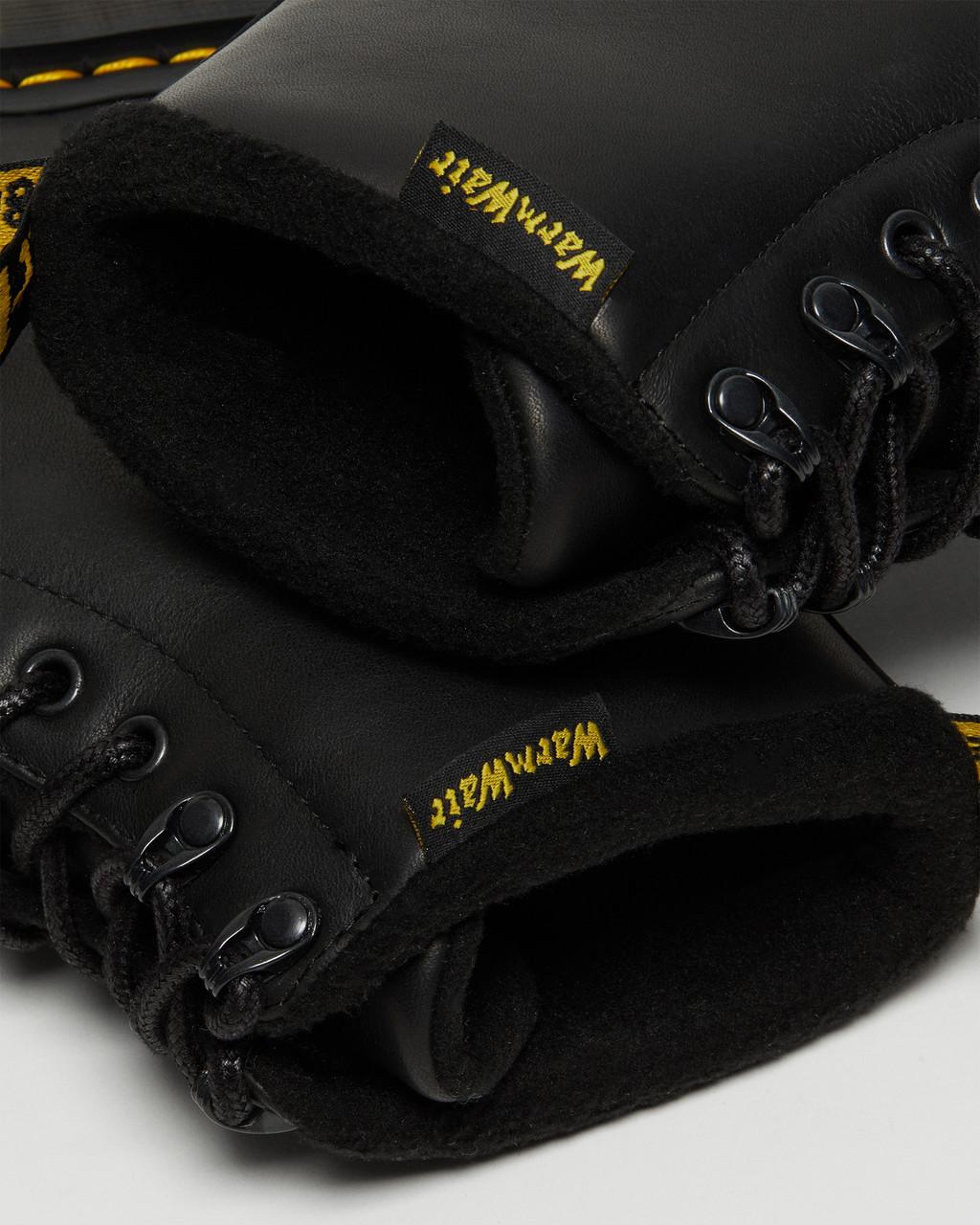 Dámské Šněrovací Boty Dr Martens 1460 Warmwair Leather Černé | 30803759