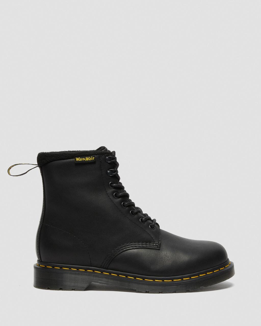 Dámské Šněrovací Boty Dr Martens 1460 Warmwair Leather Černé | 30803759